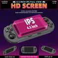 thumbnail image 6 of VILCORN SF3000 Handheld Game Console, Portable, for PS1 GBA SNES Emulator, 4.5inch IPS Screen, 128G, 6 of 11