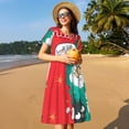 thumbnail image 3 of Lsque Sanrio Print Women's Casual Dress T-Shirt Summer Short Sleeve Scoop Neck Swing Dresses, 3 of 7