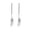 01 Silver, variant on Telescoping Forks 2Pcs, Extendable Stainless Steel Dinner Long Handle Fork Set up to 25", Funny BBQ Grill Tool Gag Gift for Camping, Fire Pit Marshmallow Roasting, Parties, and Kitchen Novelty