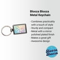 thumbnail image 2 of Serotonin Molecule Science Scientific Metal Rectangle Keychain, 2 of 7