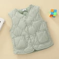 thumbnail image 6 of Gubotare Boy Warm Vest Baby Toddler Girls Boys Vest Soft Waistcoat Sleeveless Jacket Lightweight Vests 4T 5T (Green,4-5 Years), 6 of 7