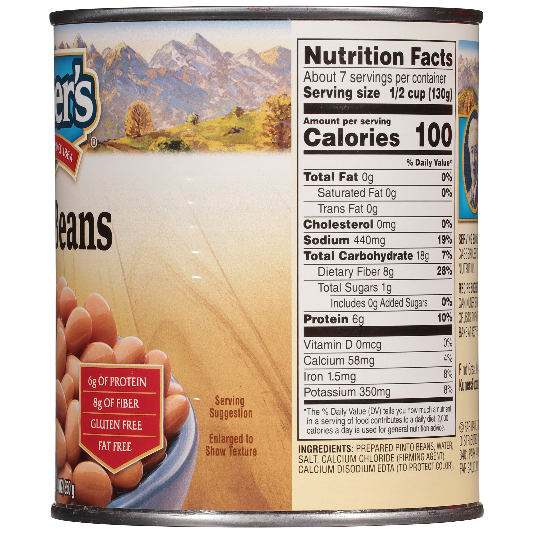 Kuner's Pinto Beans 30 oz. Can