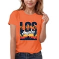 thumbnail image 2 of EGNMCR T-shirt Imprimé à Manches Courtes pour Enfants Col Rond Manches Courtes Décontracté Polyvalent pour Filles Haut en polyester, 2 of 5