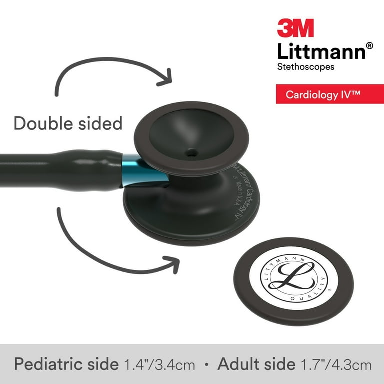 Littmann Cardiology IV 聴診器 ブラック・ブルーステム Littmann Cardiology IV Diagnostic Stethoscope: Black & Black