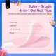 thumbnail image 3 of Press On Nails Beetles French Tip 210 unidades, color rosa, extra corto, 3 of 7