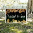 thumbnail image 5 of Firewood For Sale Yard Sign 10 Pack of 18 Inch x 24 Inch Double Sided Weatherproof Heavy-Duty Plastic with Stake | Affordable Pricing, Freshly Cut, Outdoor Display | Made in USA, 5 of 7