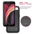 thumbnail image 6 of Diverbox Designed for iPhone SE case with Screen Protector Heavy Duty Shockproof Shock-Resistant Cases for iPhone se Phone 2022/2020 Release (Black), 6 of 7