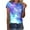 01# Multicolor, variant on Womens 2026 Summer Vacation Fashion Womens Summer Tops Casual Plus Size Blouses For Women Dressy Casual 100 Percent Cotton V Neck T Shirts Women Plus Size
