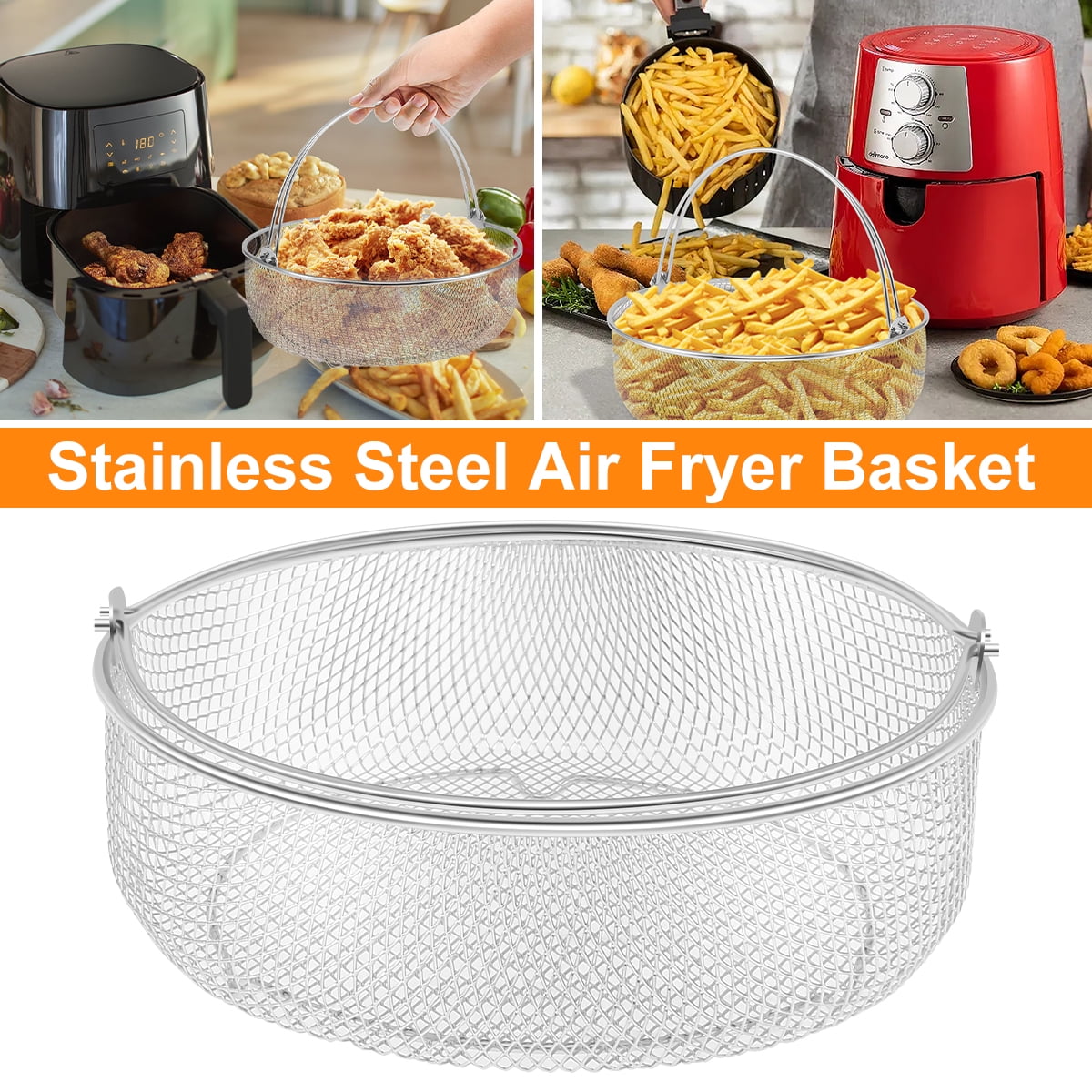  Air Fryer Basket for Instant Pot 6, 8Qt,Accessories for Air  Fryer,Air Fryer Replacement Basket,Steamer Basket,Mesh Basket : Home &  Kitchen