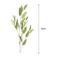thumbnail image 6 of Sunjoy Tech Artificial Plant Realistic Looking No Watering Non-Withered Plastic 5 Forks Simulation Green Eucalyptus Leaves with Fake Beans Home Decor, 6 of 8