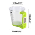 thumbnail image 2 of Electronic Measuring Cup Scale With Scale Baking Scale Kitchen Liquid Measuring Cup Electronic Scale Pet Dog Food Scale Water Cup -border, 2 of 2