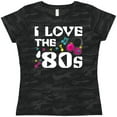 thumbnail image 3 of Inktastic I Love the '80s-musical Notes Women's T-Shirt, 3 of 5