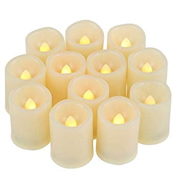 votive unscented flickering flameless