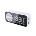 thumbnail image 2 of Fall Saving Liweisiy Intelligent Bluetooth Sound-Alarm Clock-Speaker-Clock Subwoofer- Portable Mini Desktop-Home- Outdoor Wireless- New Model White Free Size, 2 of 9