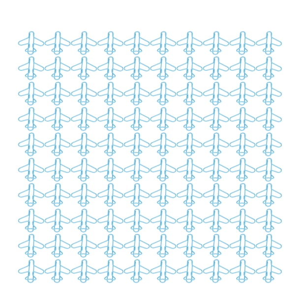 Clips De Papel, Clips De Papel Pequeños Portátiles Azules De 100 Piezas Para Cuaderno