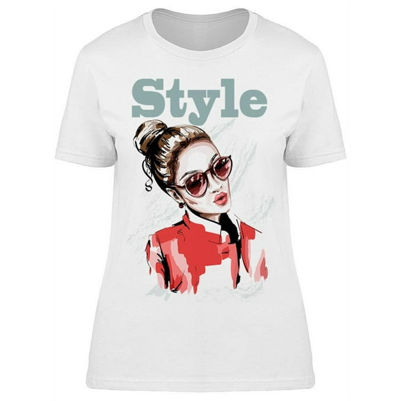 Cool Style Model T-Shirt Women -Image by Shutterstock, Female 3X-Large