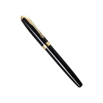 LLDYYDS Sliver Click Ballpoint Pens - Black ink Medium Point(1 mm), Metallic Retractable Pen