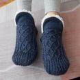 thumbnail image 1 of Up To $10 Socks Blue Floor Stockings Plus Fleece Thick To Keep Warm Sock Lightweight Cotton Socks, 1 of 4