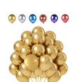 thumbnail image 1 of Decoracion Fiesta Cumpleaños #12 Metal Globos 50 Xtellar dorado, 1 of 3