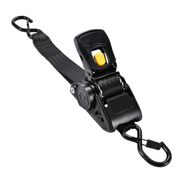 Correa de trinquete retráctil automática, resistente, de poliéster, 3 m de tracción, 1000 kg, para muebles, barcos, motocicletas, trabajo, caja de