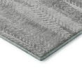 thumbnail image 4 of Addison Rugs Mayfield Washable Transitional Stripes Silver Rectangle Rug, 9' x 12', 4 of 6