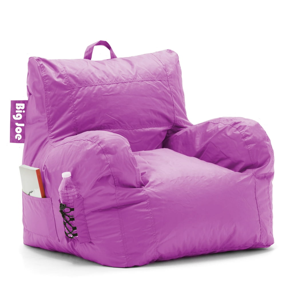 Big Joe Dorm Bean Bag Chair, Radiant Orchid Smartmax