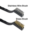 thumbnail image 1 of pitrice 3pcs Mini Rust Removal Industrial Brushes Metal Wire Scratch Brush Cleaning Scrubbing Tool, 1 of 9
