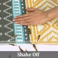 thumbnail image 3 of Waterproof Outdoor Rug Modern Patio Plastic Straw, Stain-Resistant Reversible RV Mat, Geometric Indoor Outdoor Carpet for Patio Camping Backyard Deck Garden, 3 of 9
