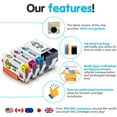 thumbnail image 5 of Smart Ink Compatible Ink Cartridge Replacement for HP 902XL 902 XL (4 Pack) with Advanced Chip Technology to use, 5 of 5