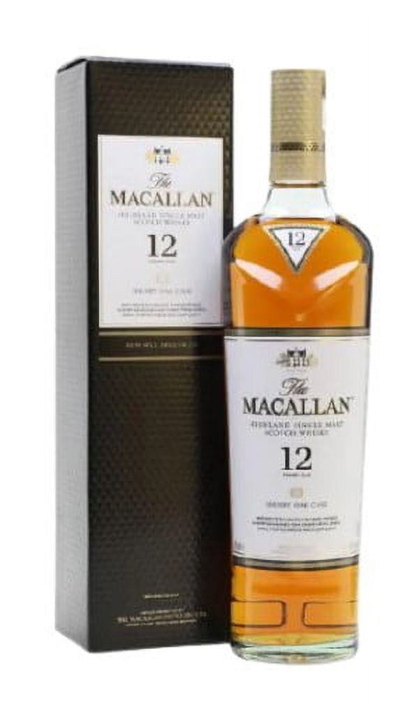 The Macallan 12 Year Triple Cask Whisky 750 ml Single Glass Bottle