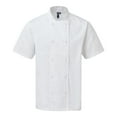 thumbnail image 1 of Premier Mens Coolchecker Short-Sleeved Chef Jacket, 1 of 6