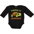 thumbnail image 3 of Inktastic Turtle-ly Adorable Cute Turtle Boys or Girls Long Sleeve Baby Bodysuit, 3 of 5