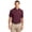 Clear, variant on Port Authority K500P Silk Touch Polo with Pocket, Burgundy, XL