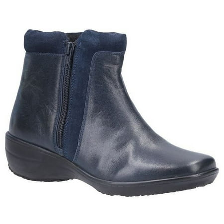 Fleet & Foster Womens Mona Zip Ankle Leather Boot | Walmart Canada
