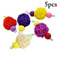 thumbnail image 1 of Bird Chew Ball Bite-resistant Interactive Parrot Rattan Ball Bird Wicker Ball, 1 of 10