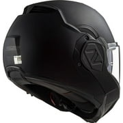 LS2 Advant Street Motorcycle Helmet - Solid Modular Matte Black / 3X-Large