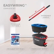 O-Cedar RinseClean Spin Mop With 2-Tank System and Microfiber Mop Head