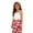 Red, variant on Girls Cow Print Polka Sleeveless Jumpsuit Playful Toddler Romper with Adjustable Straps for Casual Outings Cow Print Spaghetti Sleeveless Full Length Pants Black 3 Years-4 Years