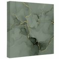 thumbnail image 2 of Ships Next Day Canvas Wall Art 8"x8", Sage Green Marble Wood Framed Canvas Print Painting, Modern Abstract Art Ink Painting Ready to Hang Small Picture Wall Decor for Home Bathroom Nursery Kitchen, 2 of 9