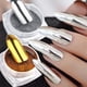 thumbnail image 2 of Espejo de uñas de 2 uds, polvo brillante dorado, plateado, efecto metálico, esmalte de pigmento en Gel, copos de polvo, decoración holográfica, NFC000, 2 of 4