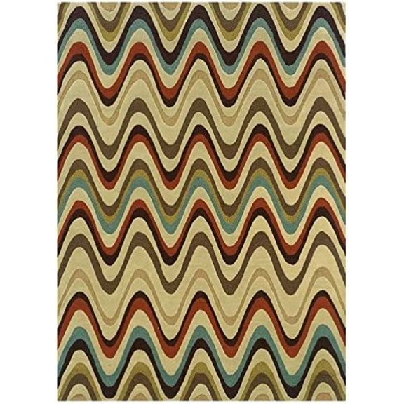 Riverbay Furniture 1'10" x 2'10" Hand Tufted Rug in Sand