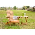 thumbnail image 5 of Leigh Country TX 36600 Folding Adult Outdoor Adirondack Chair -Natural, 5 of 6