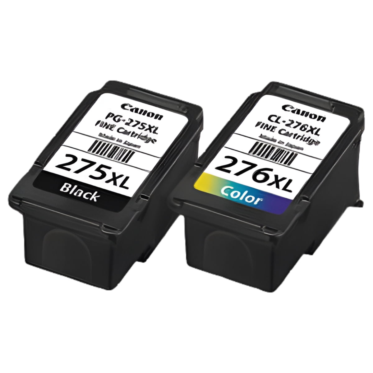 Canon PGI-275/CLI-276 Ink Printer Cartridge for Canon Inkjet, Black/Cyan/Magenta/Yellow, 4 Counts