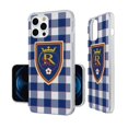 thumbnail image 2 of Real Salt Lake iPhone Plaid Design Clear Case, 2 of 7