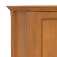 thumbnail image 3 of Amherst Armoire de Rangement Basse Transitionnelle en Bois Massif de 32 Pouces de Large, Brun Doré Pâle, 3 of 9