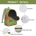 thumbnail image 3 of Boho Mandala Paisley Design Backpack, Vintage Floral Ethnic School Bag with Abstract Pattern and Artistic Charm, 3 of 5