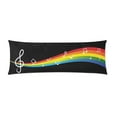 thumbnail image 1 of YUSDECOR Music Treble Clef Body Pillow Pillowcase Pillow Protector Cushion Cover 20x60 Inch, 1 of 1
