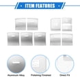 thumbnail image 4 of Unique Bargains 10 Pcs Car Driver and Passenger Window Switch Button Cover Trim Compatible for Toyota Highlander 2020-2022, Durable Aluminum Alloy Silver Tone, 4 of 7