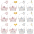 thumbnail image 2 of 12pcs Easter Candy Baskets Rabbit Design Gift Baskets Bunny Paper Handheld Basket, 2 of 7