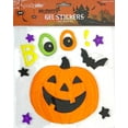 thumbnail image 5 of Serafina Home Halloween Window Gel Clings: Cute Trick or Treat Colorful Jack O Lantern Pumpkins and Ghosts Bats Candy Stars, 5 of 7
